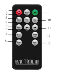 VJB-130 MayfiVICTROLAeld Full Size Jukebox - REMOTE CONTROL
