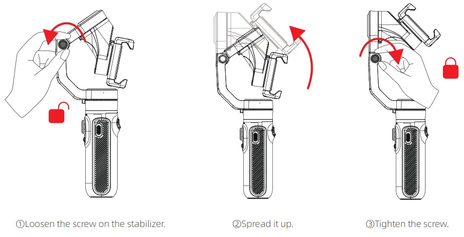 HDT HQ3 Handheld Gimbal- Before Use