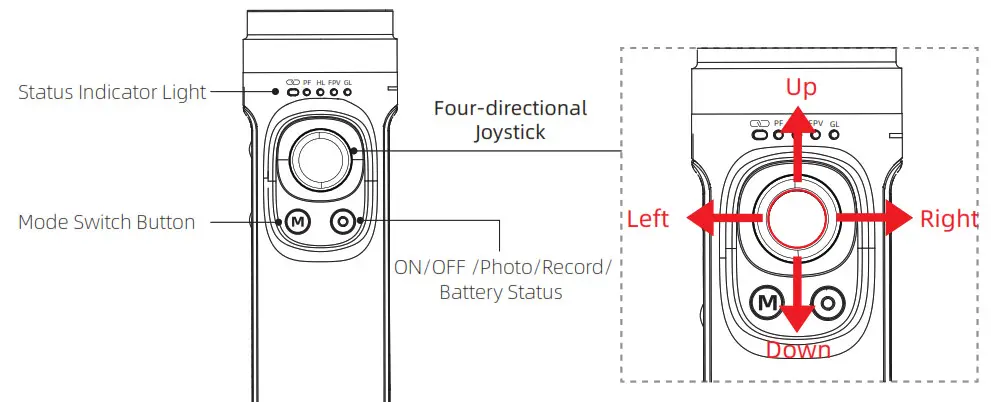 HDT HQ3 Handheld Gimbal- Joystick Oparation