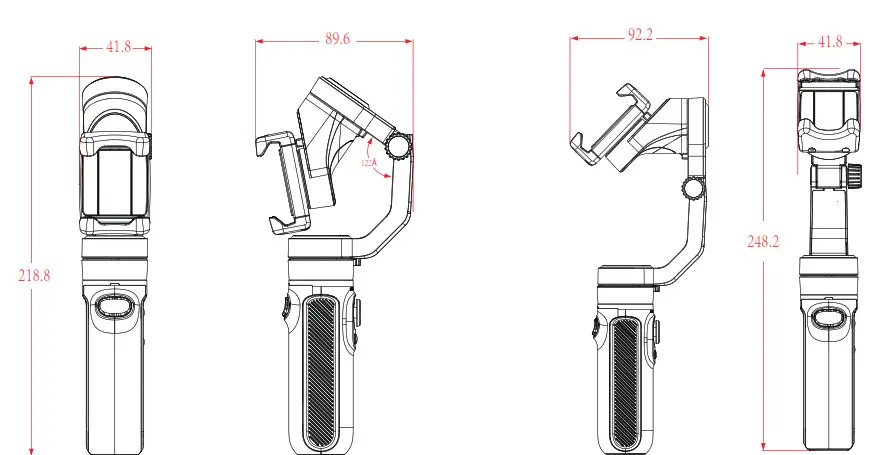 HDT HQ3 Handheld Gimbal- Product Specifications