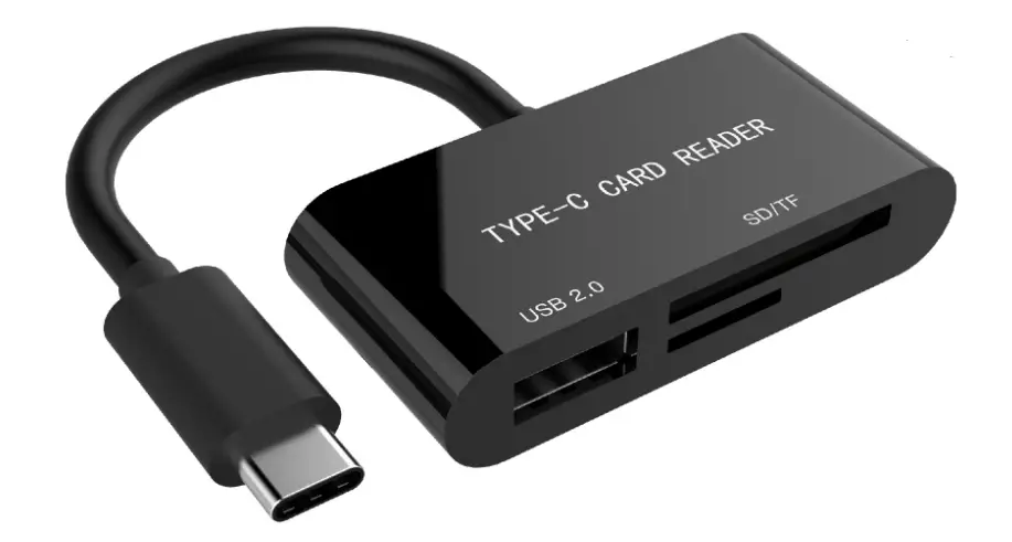 gembird UHB-CR3-02 Compact USB Type-C SDXC Combo Card Reader