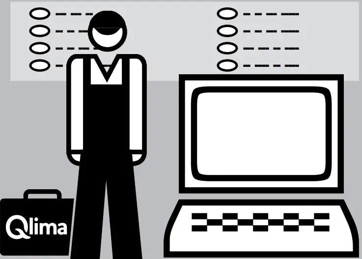 Qlima PGWH1010 Mobile Gas Boiler Shower - Support