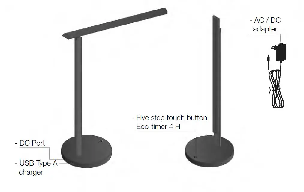 KONDATOR 810-L20 Niila Flicker-Free LED Lamp fig1