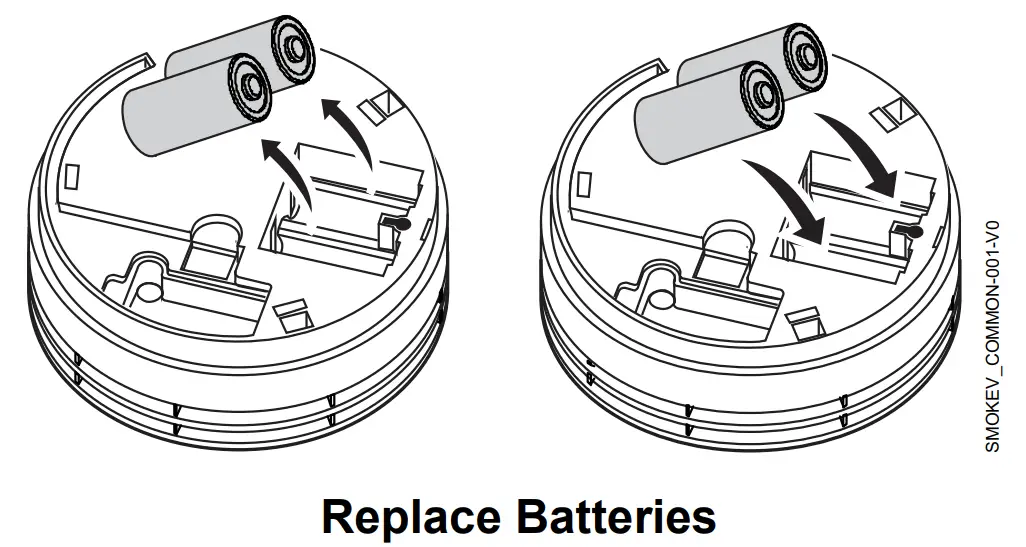 resideo 5800SMOKEV Wireless Smoke Heat Detector - Replace Batteries