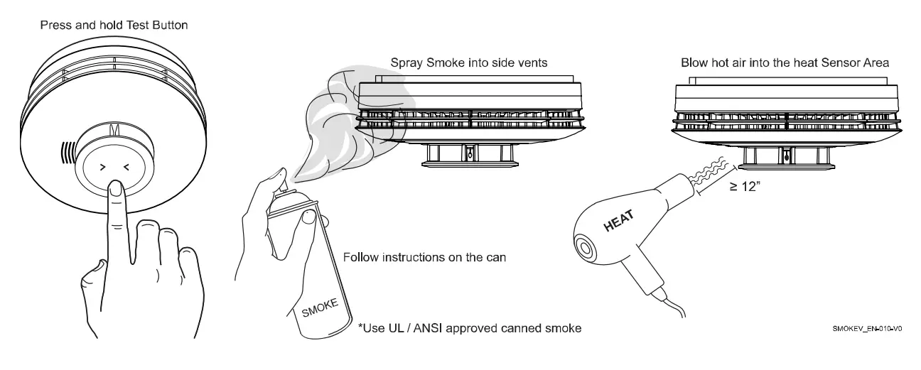 resideo 5800SMOKEV Wireless Smoke Heat Detector - mounting bracket 3