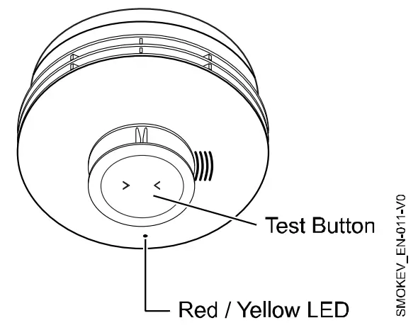 resideo 5800SMOKEV Wireless Smoke Heat Detector - mounting bracket 4