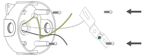 Mounting bracket installation Figure 1