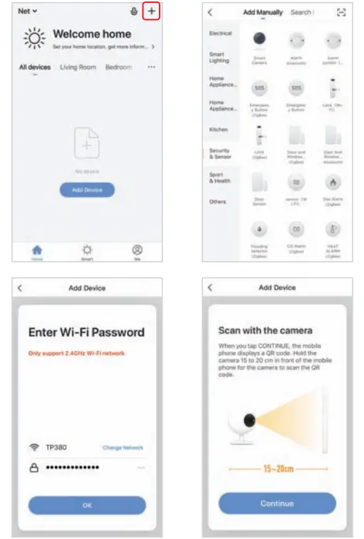 Setup Floodlight Camera with eco4life App