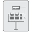 Shut power off at the breaker