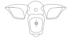 SmartHome Floodlight WiFi Camera Small