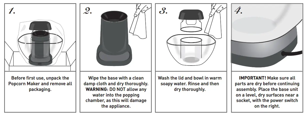 JOE Sephs 7000AIRPOP Gourmet Popcorn Maker 2