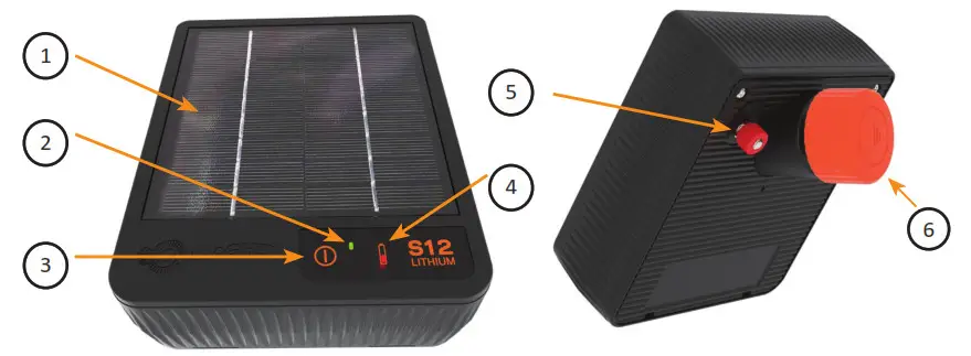 GALLAGHER 3E5321 S12 Lithium Solar Fence Energizer- OVERVIEW