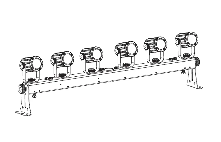 Chauvet Dj 6spotrgbw 6spot Rgbw Complete Pack-n-go Lighting Solution User Manual