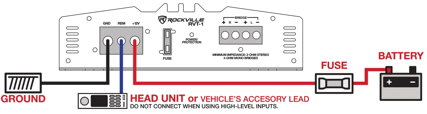 ROCKVILLE Car Amplifier Stereo Amp --- 02