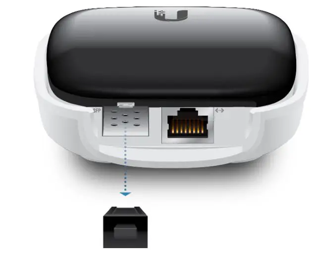 UBIQUITI UF-AE UFiber ActiveEthernet Converter - Connecting Fiber