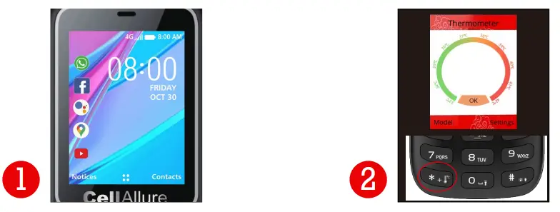 CellAllure CAPHG64 Mobile Phone - fig