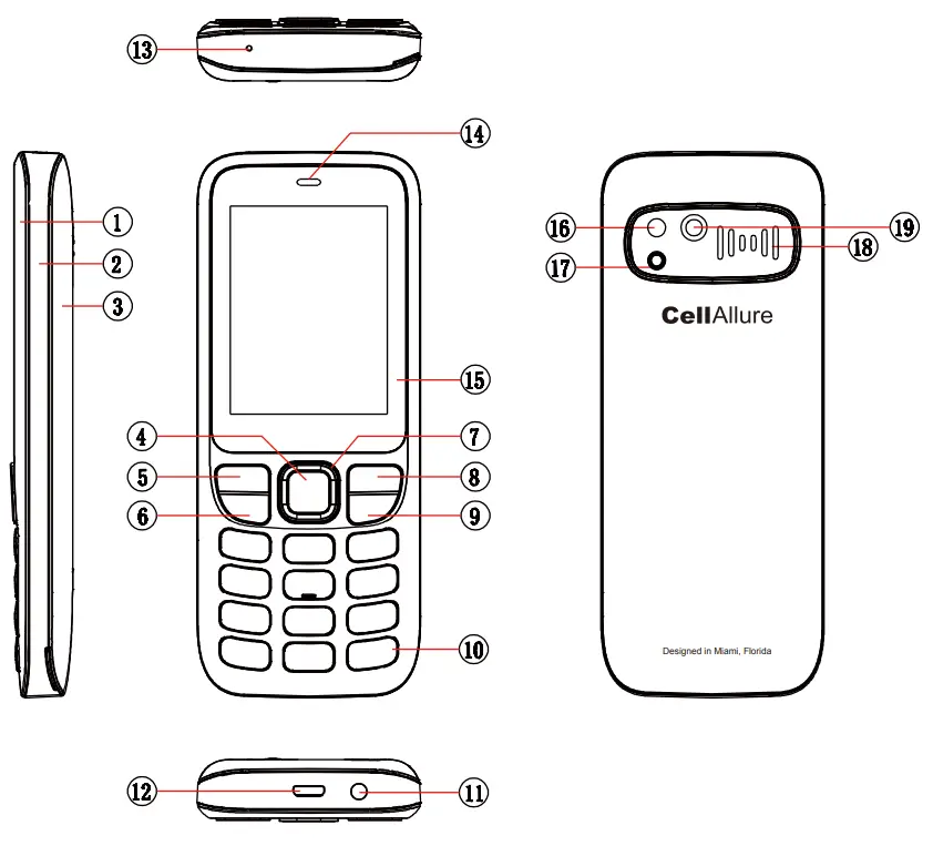 CellAllure CAPHG64 Mobile Phone - phone