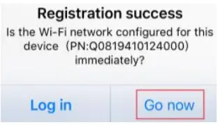 Wi-Fi Module and WatchPower Apps User Manual - Registration success
