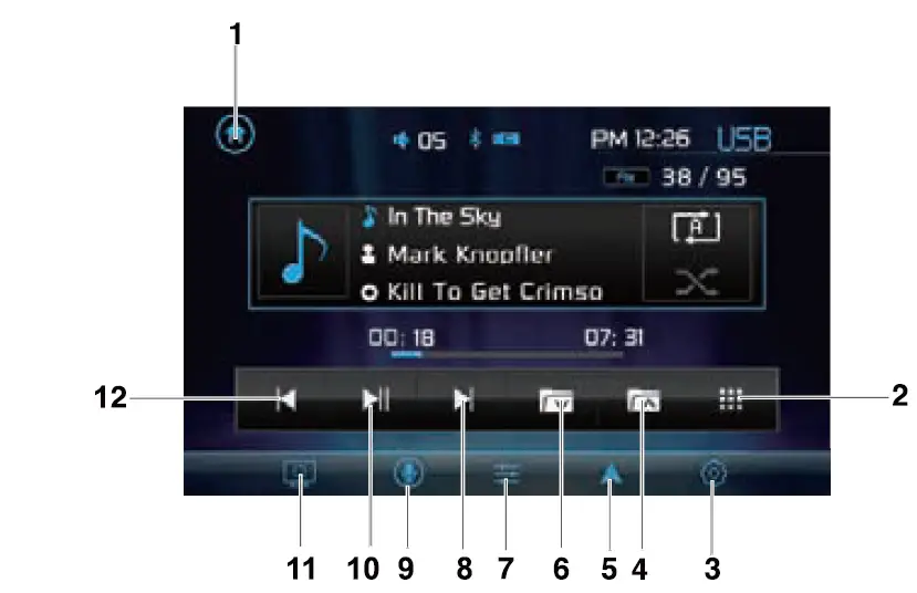Dual DM720 7 Inch Receiver 5
