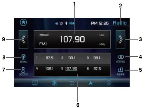 Dual DM720 7 Inch Receiver 9