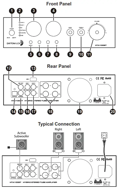 DYTON Hybrid Stereo Tube Amplifier - 02