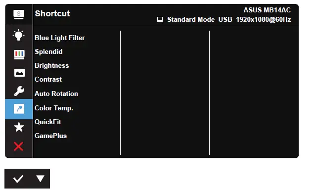 ASUS -MB14AC- Portable -USB- Monitor -17