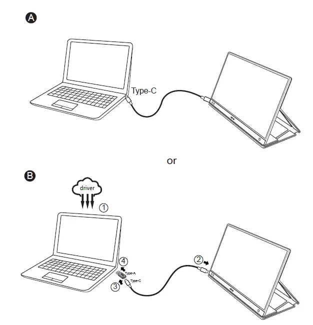ASUS -MB14AC- Portable -USB- Monitor -8