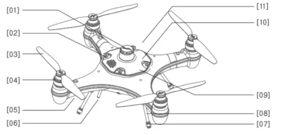 SwellPro CP01.004 Fisherman FD1 Fishing Drone - Aircraft Components