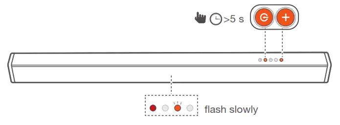JBL Reflect Flow True Wireless - TV remote control
