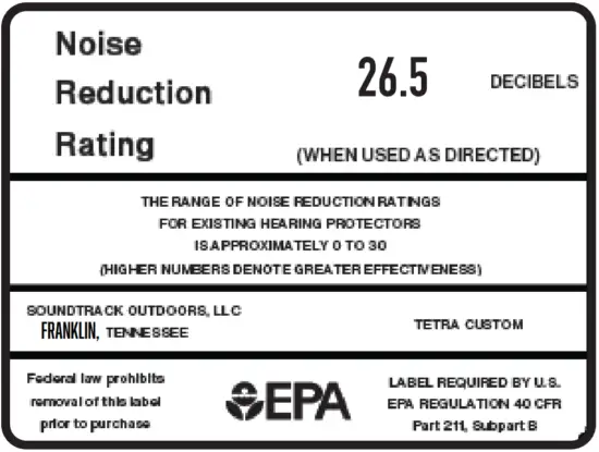 Tetra CustomShield Series 60 90 Hearing Devices for Hunting - 1