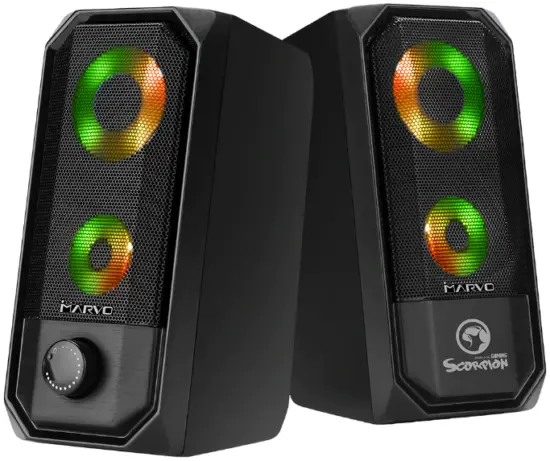 MARVO SG-265 P 2.0 Stereo RGB Gaming Speaker