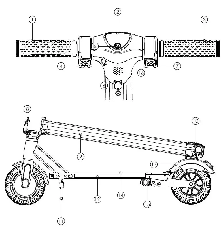 Hover-1 Edge Electric Folding scooter 3