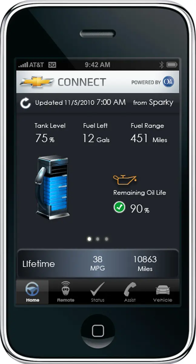 OnStar Mobile App Technology