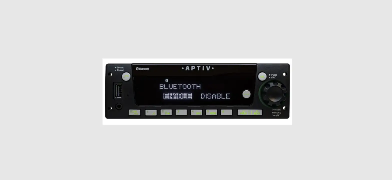 Aptiv Gpdea751 Automotive Infotainment Unit Bluetooth User Guide