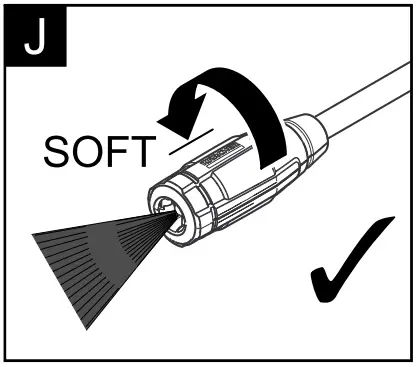 Operation with detergent