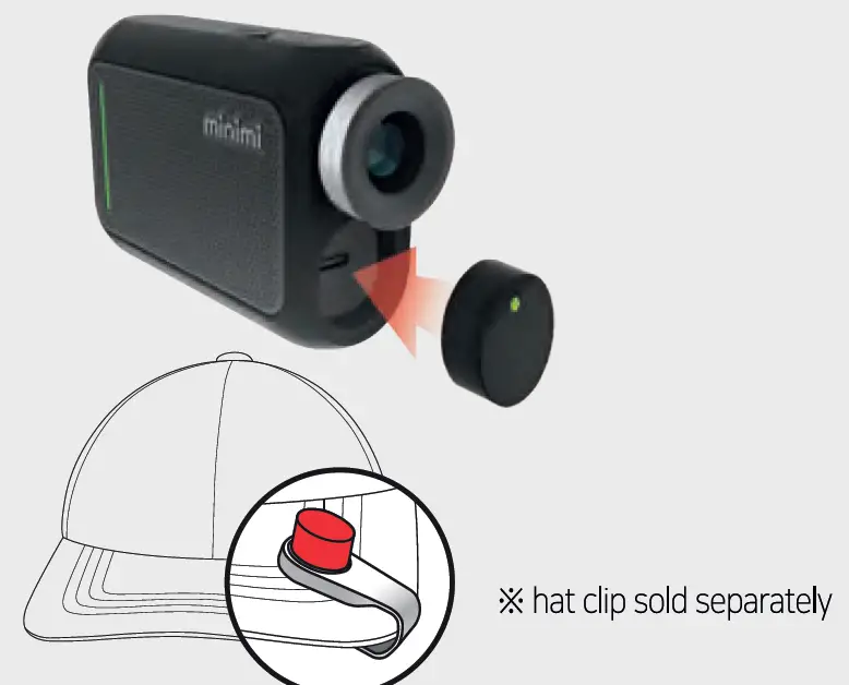 CaddyTalk Minimi Golf Range Finder-16