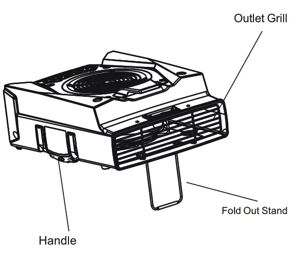 alorair 900 Zeus air mover dryer carpet - FIG 1