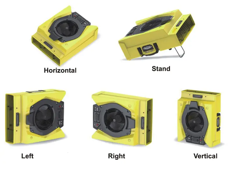 alorair 900 Zeus air mover dryer carpet - FIG 2