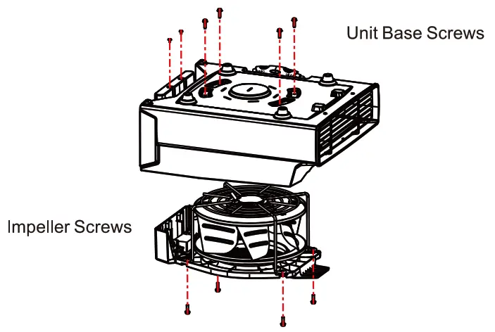 alorair 900 Zeus air mover dryer carpet - FIG 3