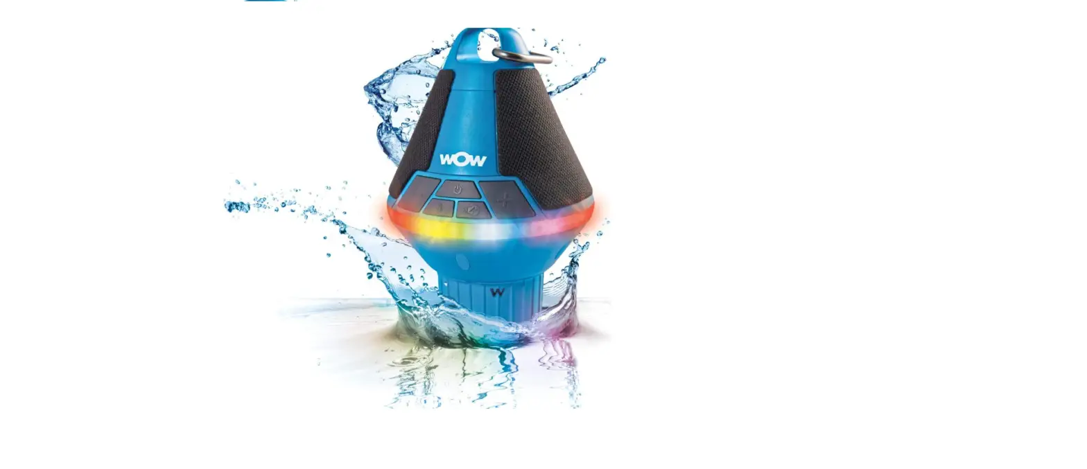 Wow World Of Watersports Sound Buoy Bluetooth Speaker, Blue Bluetooth Speaker-complete Features/user Guide