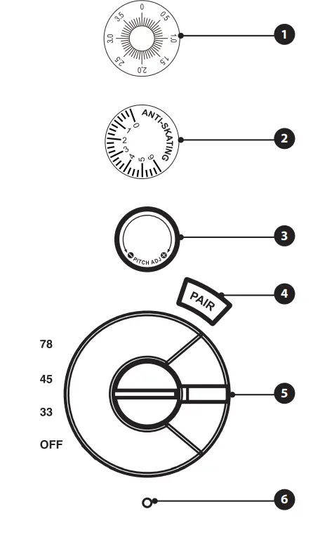 iLIVE ITTB2022B Turntable with Bluetooth Transmitter 3