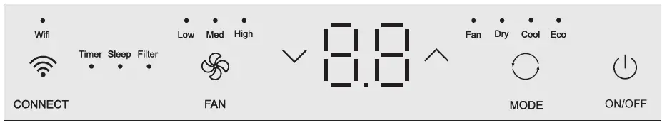 Hisense -HAW0821CW1W -350- Sq. -Ft. -Window- Air -Conditioner -24