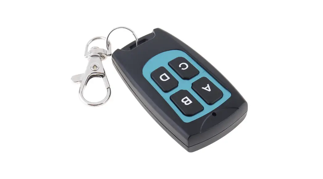 Car Keys Waterproof 4 Keys 433 Mhz Rf Remote Control User Manual