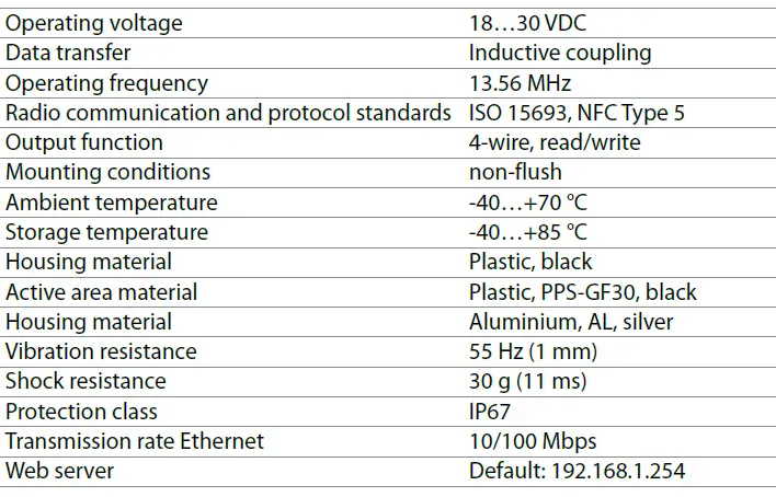 TURCK TNSLR-Q130-EN HHF Read or Write Head 5
