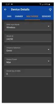 CITY THEATRICAL 5942 QolorFLEX 5x2.5A 900MHz2.4GHz Multiverse Dimmer-fig7