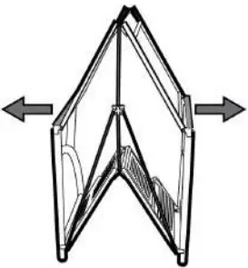 origami Computer Desk -apart