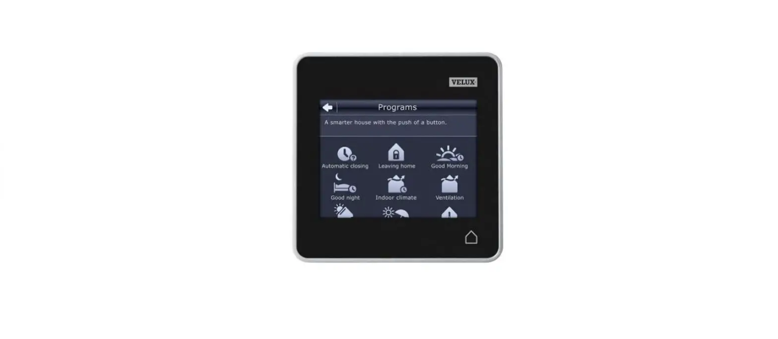 Velux America 865697 Control Pad User Guide