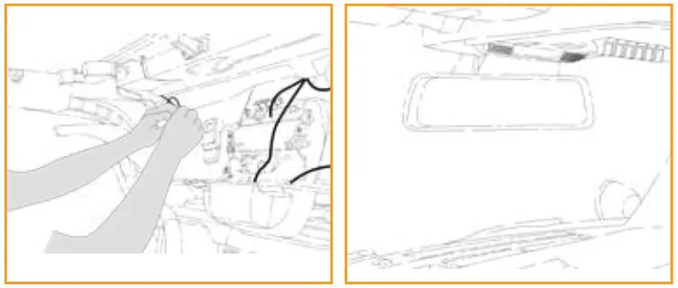 BRANDMOTION FVMR 1120 FullVUE Rear Camera Mirror for Ford Bronco - Installation of the 3