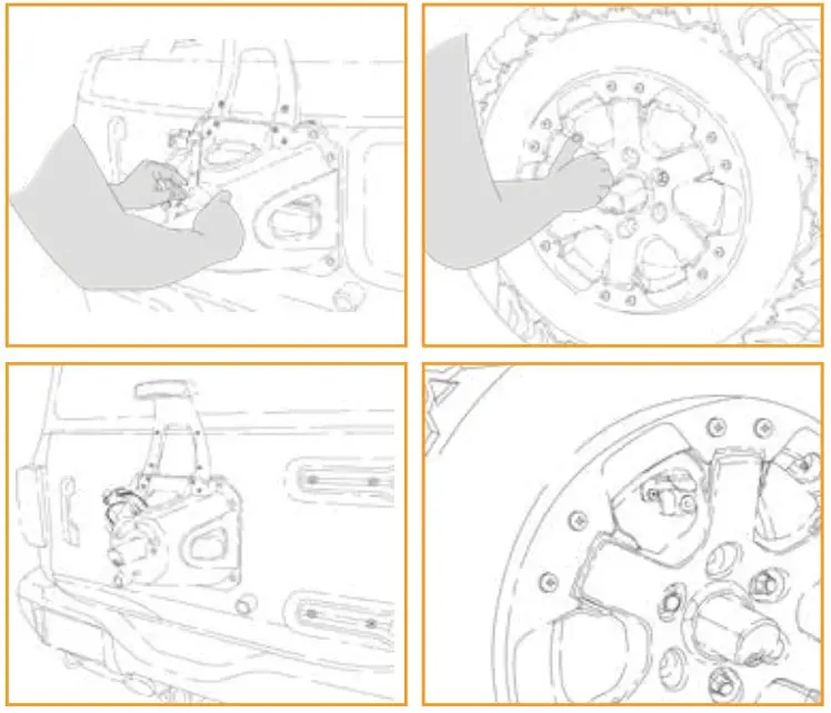 BRANDMOTION FVMR 1120 FullVUE Rear Camera Mirror for Ford Bronco - Installation the Rear Vision Camera 2