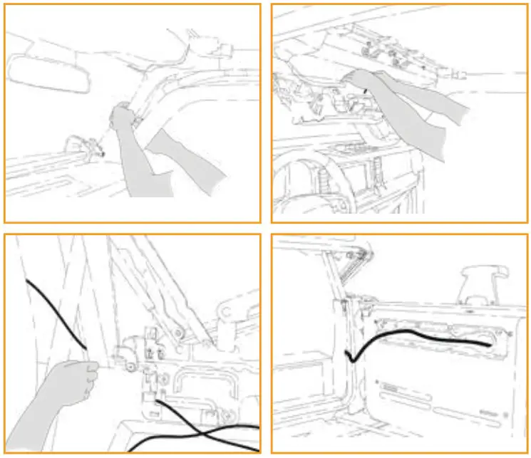 BRANDMOTION FVMR 1120 FullVUE Rear Camera Mirror for Ford Bronco - Installation the Rear Vision Camera
